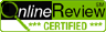 This site has OnlineReview certification